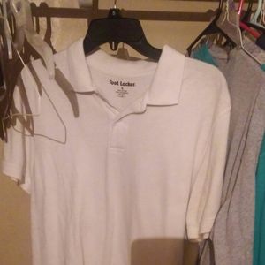 A white collard shirt